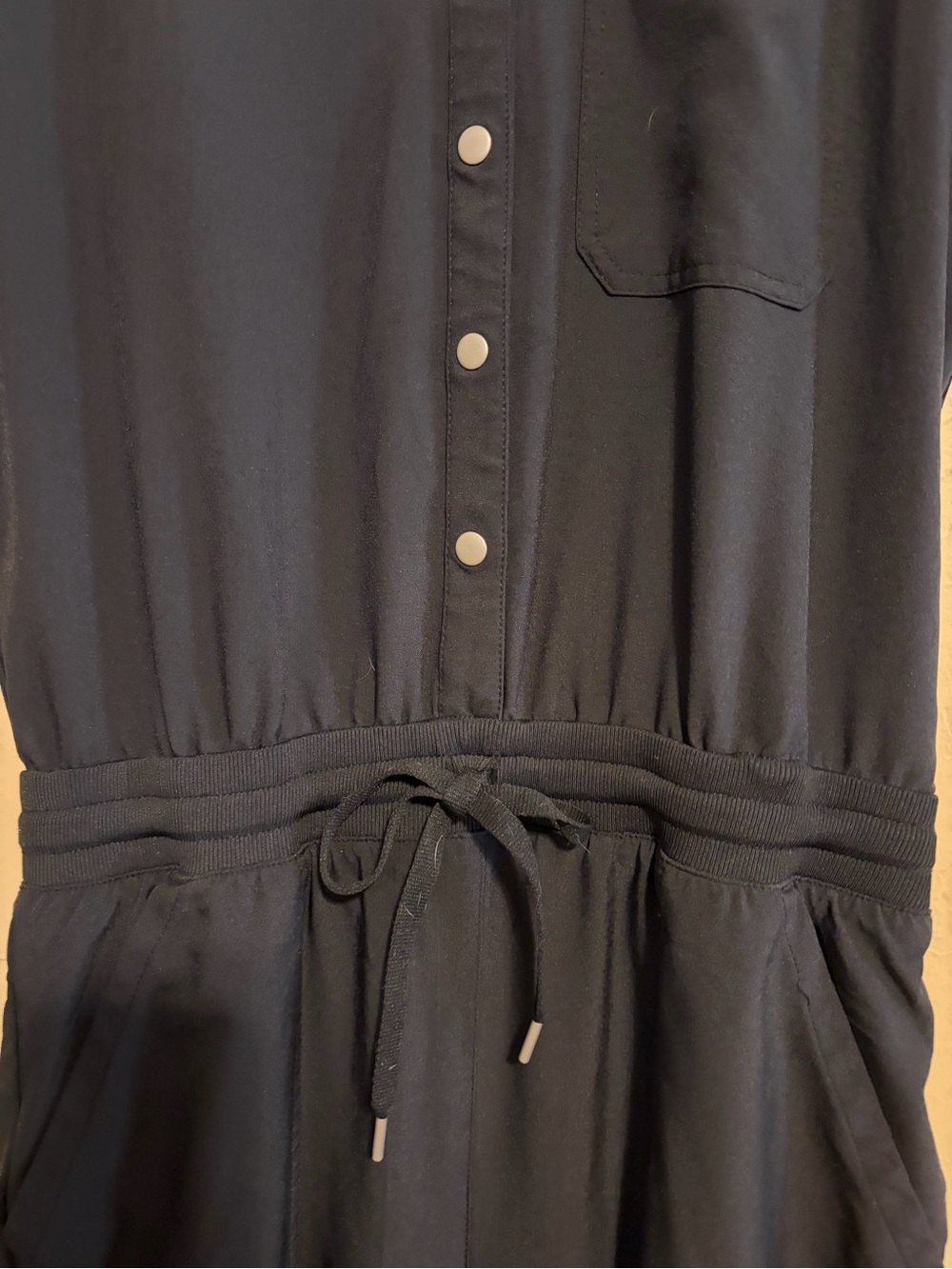Landau 8 pocket scrub jumpsuit black small - Picture 5 of 11